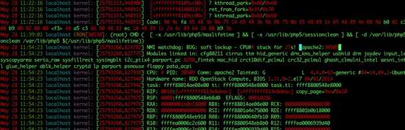 Kernel Message CPU Stuck