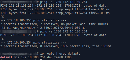 Testing Ping Jumbo Frame
